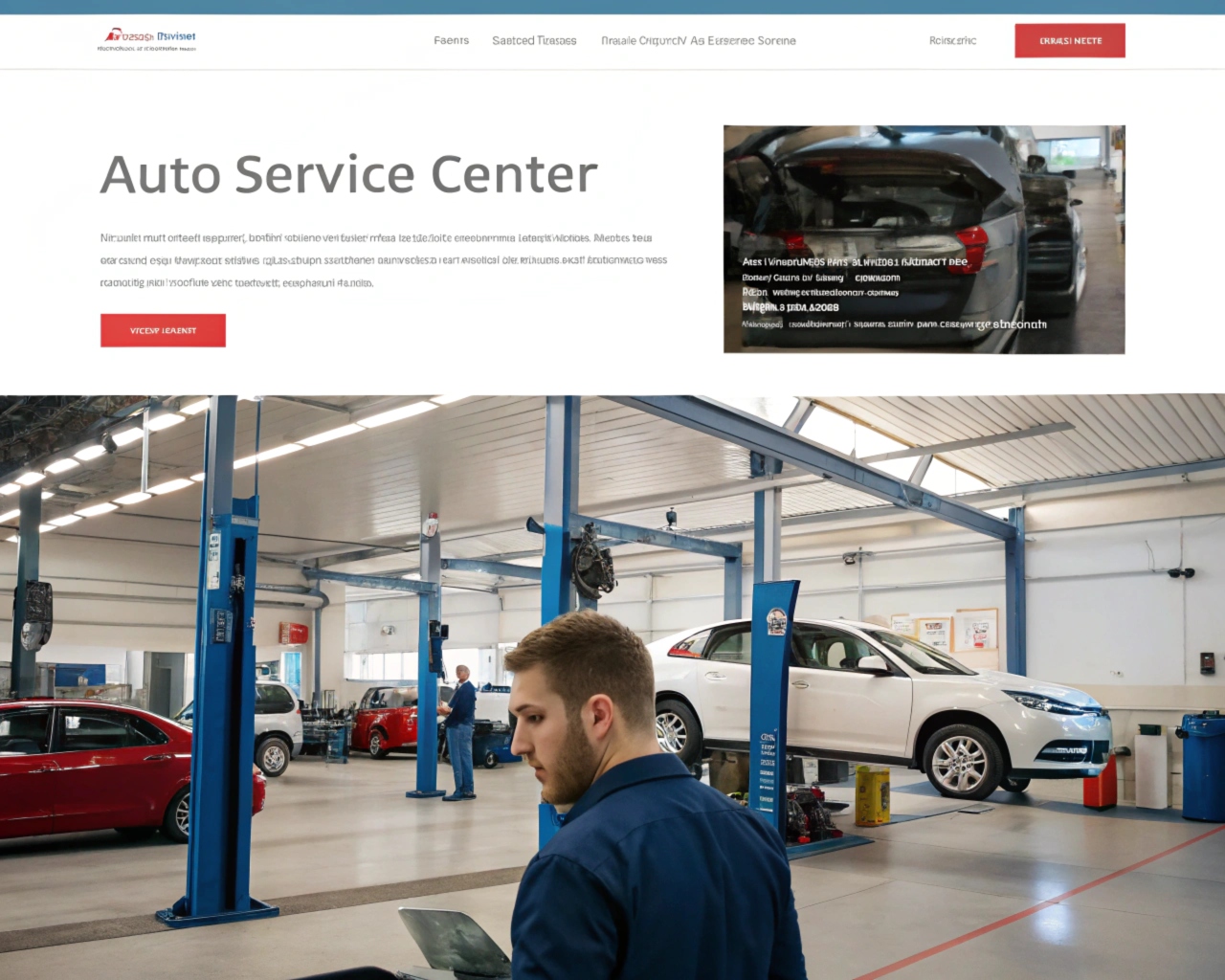 Розробка сайту для автосервісу