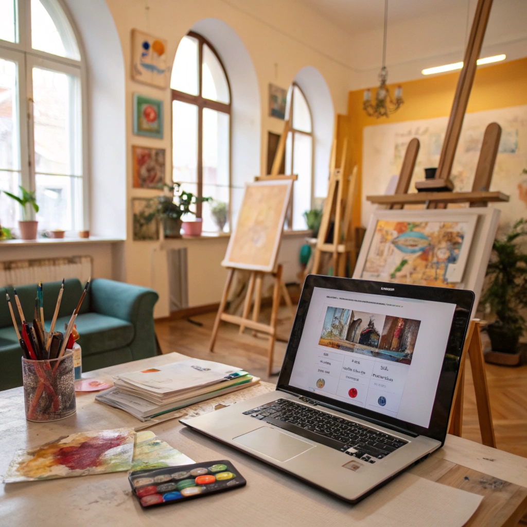 Розробка сайту для творчої студії