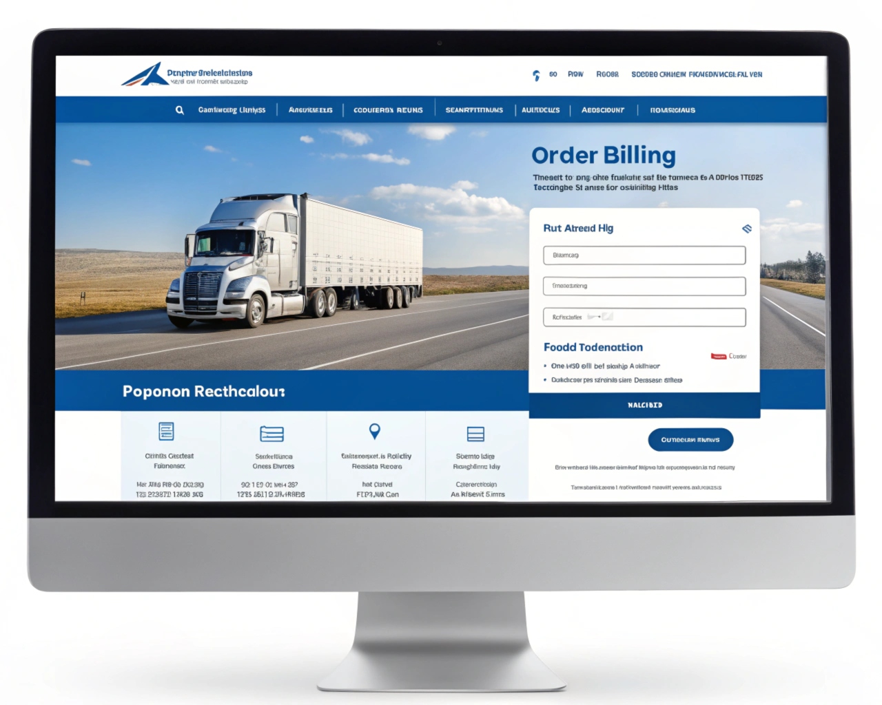 Розробка сайту для транспортної компанії