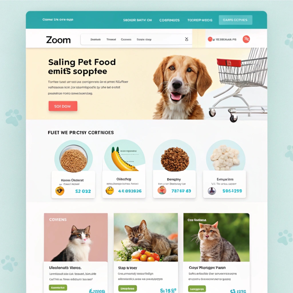 Розробка сайту для зоомагазину