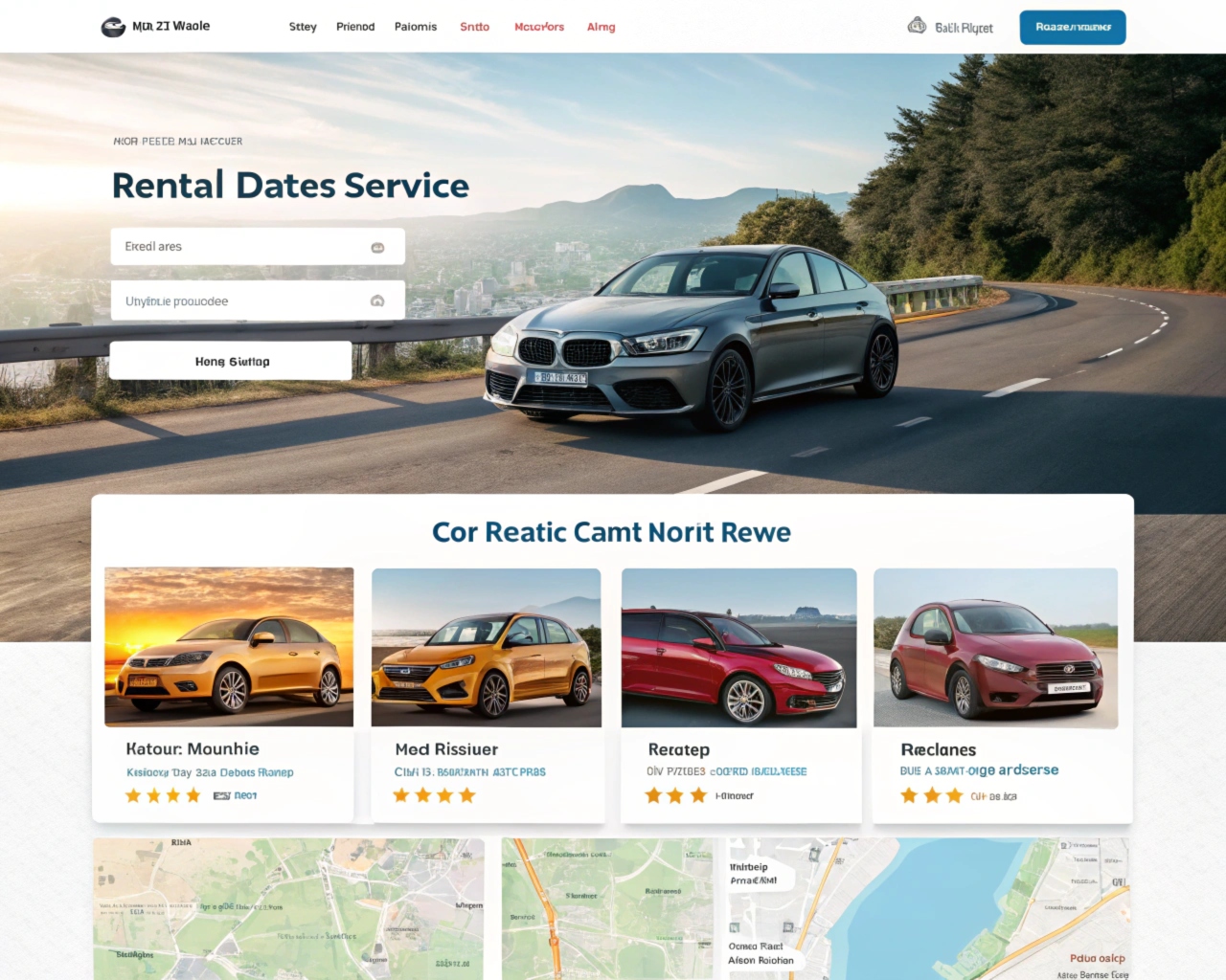 Розробка сайту для прокату авто