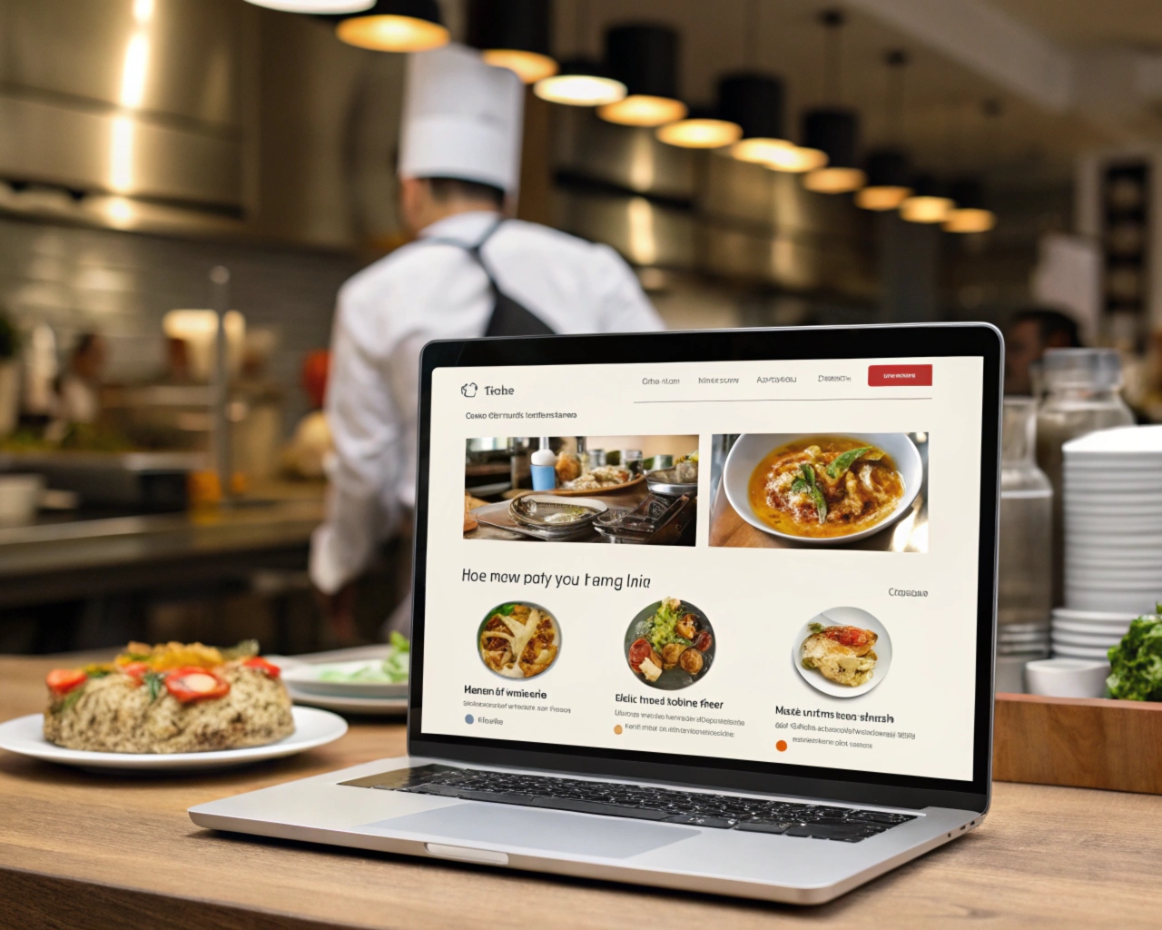 Розробка сайту для доставки їжі