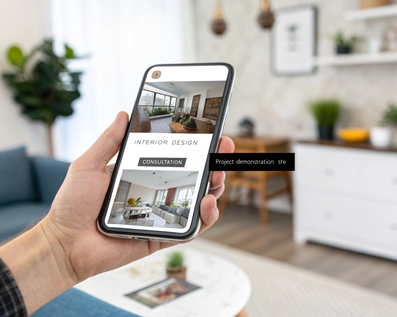 Розробка сайту для дизайну інтер'єрів