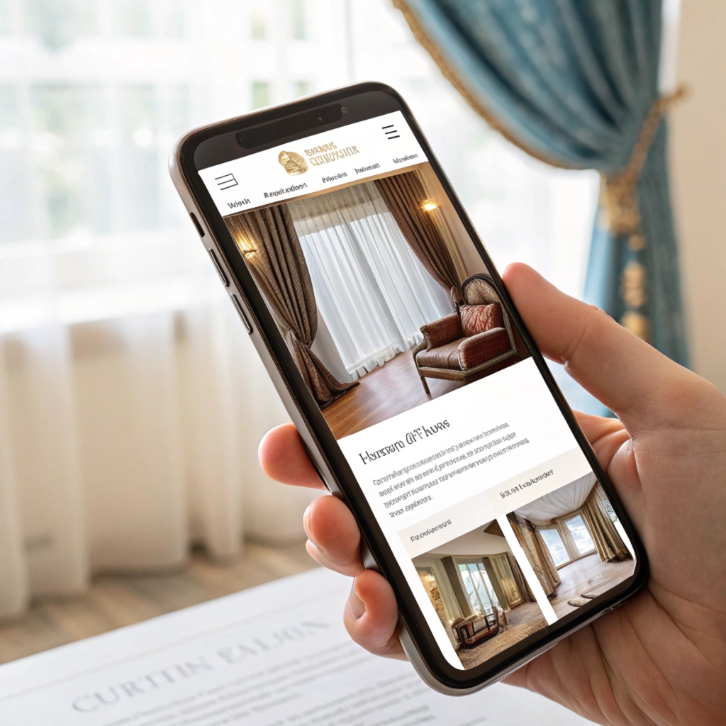 Розробка сайту для салону штор