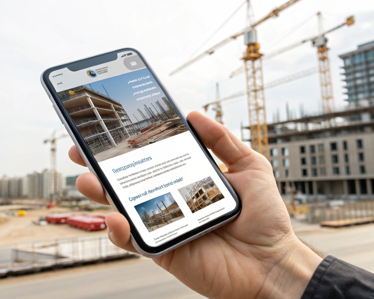 Розробка сайтів для будівельних компаній